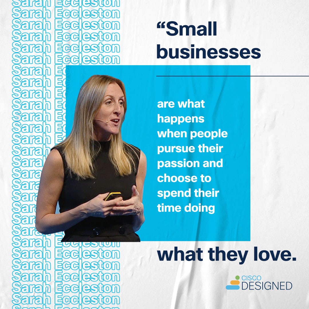 Cisco Designed small business Instagram post