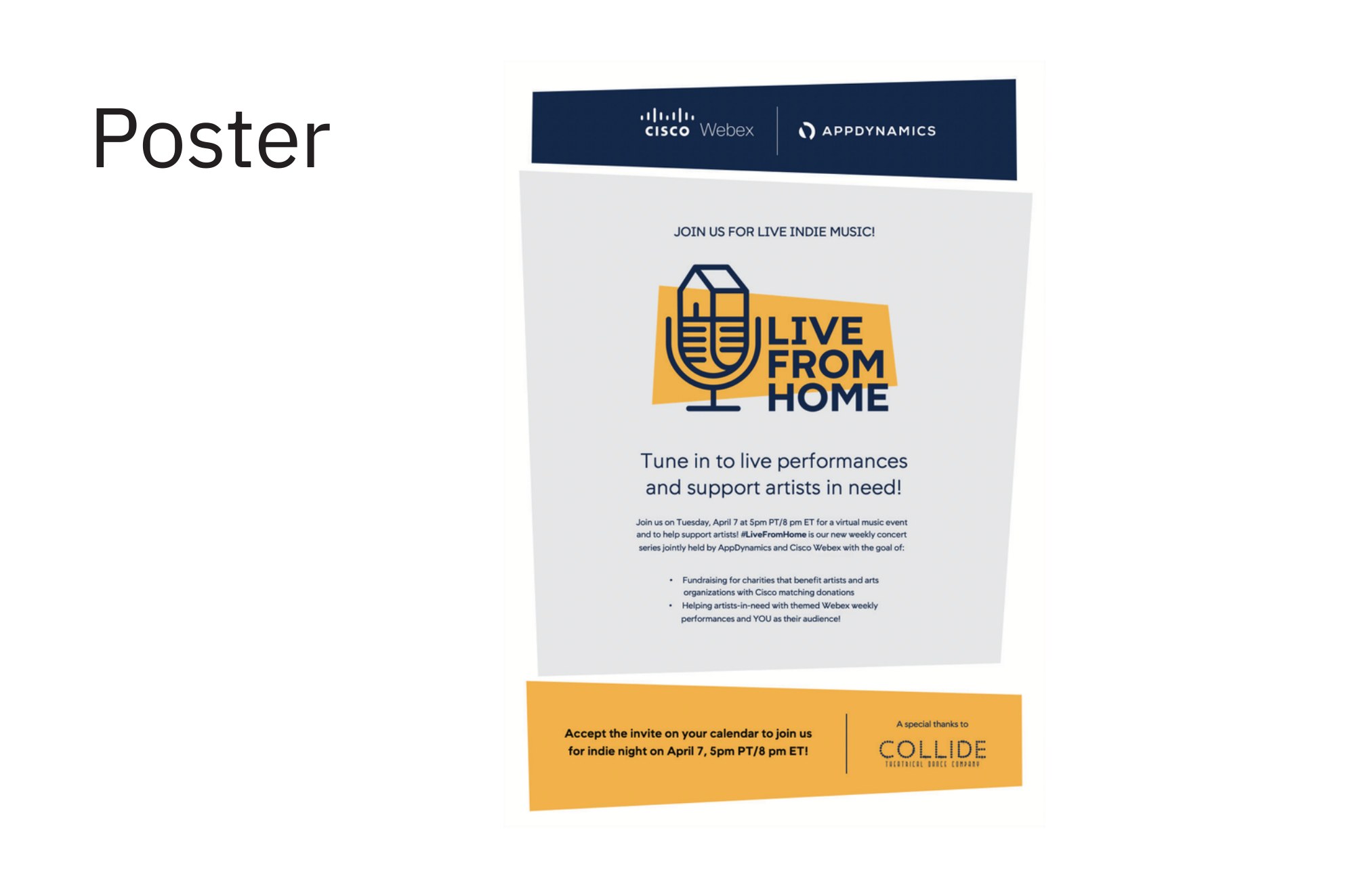 Live From Home campaign toolkit graphic 4