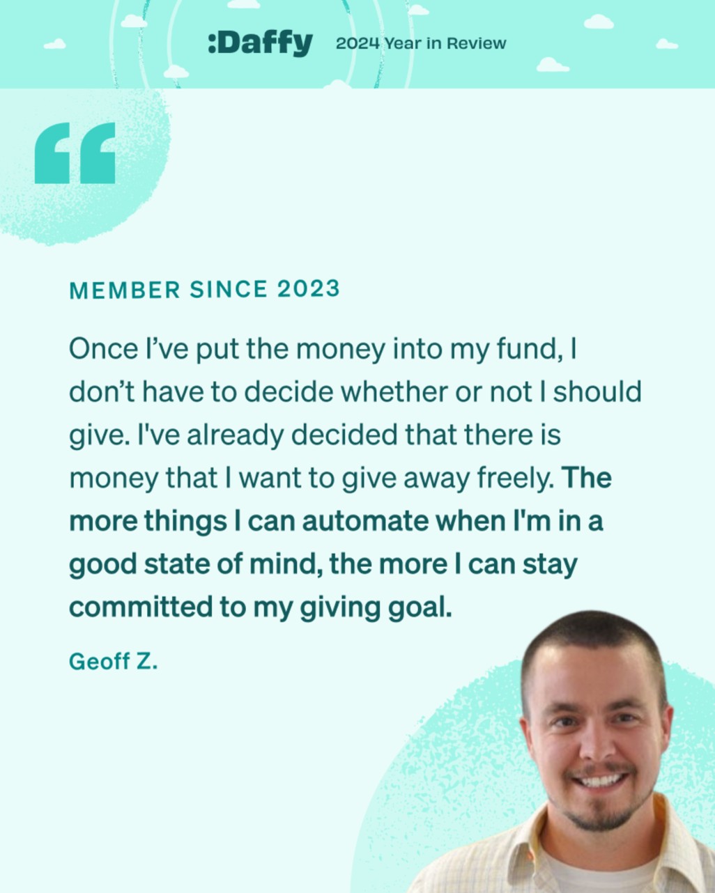 Daffy Members on our 2024 Year in Review — slide 1