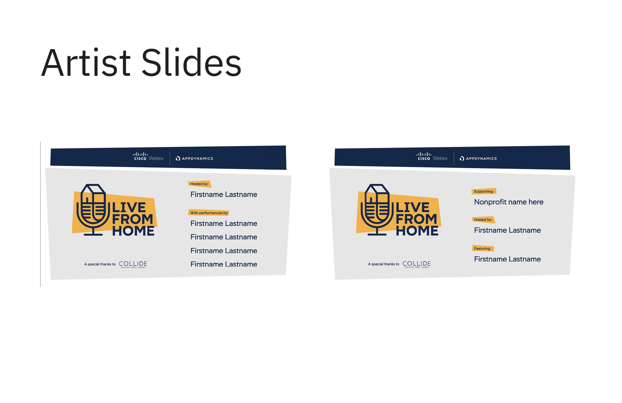 Live From Home campaign toolkit graphic 6